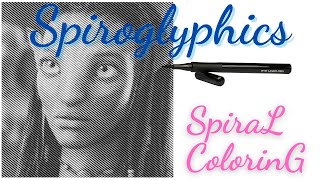 Spiroglyphics SPIRAL COLORING page How to draw an Avatar NEYTIRI  spiral betty [upl. by Summers]