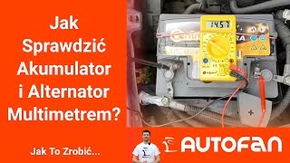 Jak Sprawdzić Akumulator i Alternator Multimetrem [upl. by Evangeline]