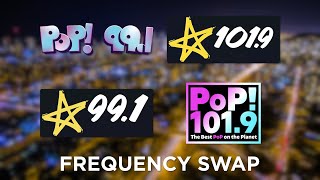 PoP 991 and Star 1019 Frequency Swap  May 18 2023 [upl. by Alexandros737]