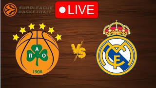 🔴 Live Panathinaikos vs Real Madrid  EuroLeague 20232024  Live Play by Play Scoreboard [upl. by Herc825]