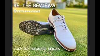 FOOTJOY PREMIERE SERIES PACKARD GOLF SHOES REVIEW [upl. by Sauncho]