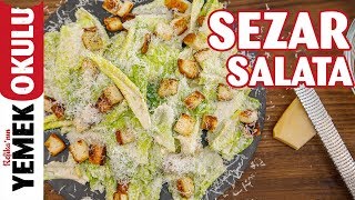 Sezar Salata Tarifi  Sezarın Hakkını Sezara Vermeye Geldik 😜 🥗 [upl. by Searle832]