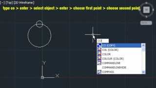 Understanding AutoCAD Copy Command Basic [upl. by Naihr]