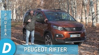 Peugeot Rifter  Prueba  Review en español  Diariomotor [upl. by Docilu]