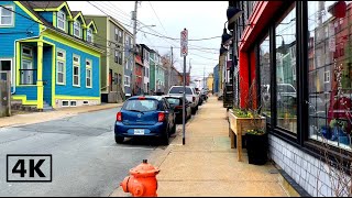 THE EXTRAORDINARY COLORED HOUSES OF HALIFAX CANADA  NOVA SCOTIA  4K AMBIENCE [upl. by Yblok149]