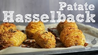 PATATE HASSELBACK Ricetta Svedese BUONISSIMA  Patate super CROCCANTI e SAPORITE  SENZA GLUTINE [upl. by Hamil]