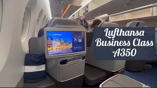 Lufthansa Business Class A350  YYZ to FRA [upl. by Shirleen]