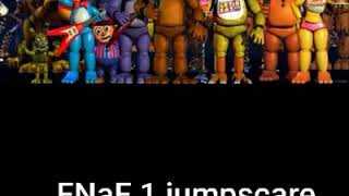 All Five Nights at Freddys jumpscare sounds [upl. by Siver]