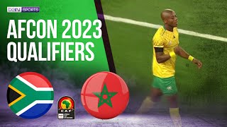 South Africa vs Morocco  AFCON 2023 QUALIFIERS HIGHLIGHTS  06172023  beIN SPORTS USA [upl. by Licec]