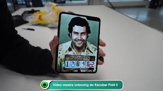 Vídeo mostra unboxing do Escobar Fold 2 [upl. by Swagerty]