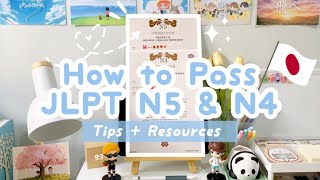 How to Pass JLPT N5 amp N4 Ultimate Guide 🇯🇵✨ [upl. by Niklaus861]