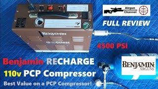 Benjamin RECHARGE Full Review PCP Compressor  Setup Instructions [upl. by Anerac633]