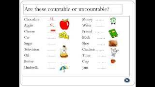 Countable and Uncountable Nouns [upl. by Duj794]