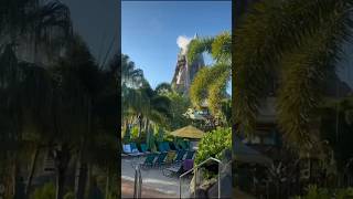 Volcano Bay Early entry filming and going behind the volcano waterfall [upl. by Dlanger]