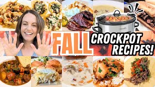 🍂10 BEST🍂 Fall Crockpot Recipes Perfect Comfort Food [upl. by Velasco]