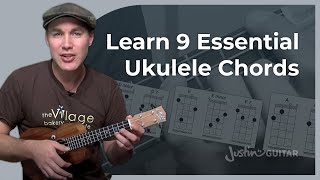 Ukulele Chords For Beginners  A D E amp Variations [upl. by Treb]