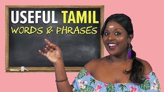 Basic Tamil Words amp Phrases You Should Know By Now  NANDINI SAYS [upl. by Ahsiruam]