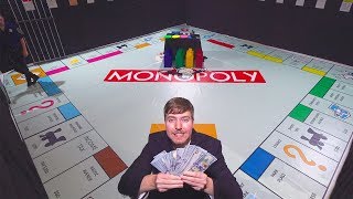 Giant Monopoly Game With Real Money [upl. by Nodle246]