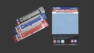 Tamiya Polishing Compound amp Applicator Cloths Scale Model Tool Review [upl. by Sirac86]