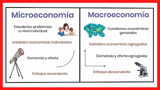 MACROECONOMÍA y MICROECONOMÍA  Diferencias y relación [upl. by Attenaej]