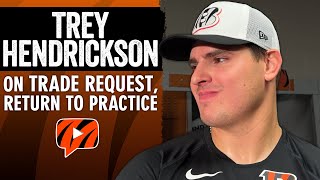 Bengals DE Trey Hendrickson on Trade Request Returning to Practice [upl. by Eisnyl974]