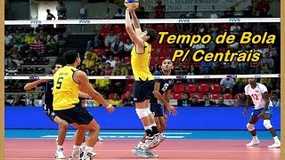 VOLEIBOL COMO PEGAR TEMPO DE BOLA NO MEIO DICA DE VÔLEI [upl. by Gnuhc]