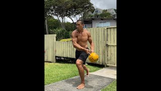 Day 355 FitPro Hawaii Workout1216 kg Kettlebell Reverse Lunge OrbitMay 7 2021 1108 am [upl. by Greff314]