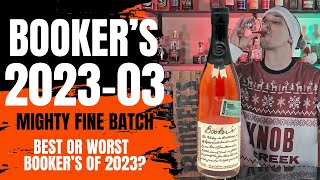 Bookers 202303 Mighty Fine Batch Bourbon Review [upl. by Nojid]