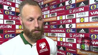 David Meyler post match interview Wales 01 Ireland [upl. by Annadal]