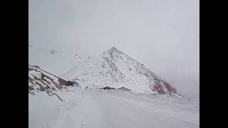 Leh to Changla Pangong Lake Galvan Valley Road in April  Frozen Pangong lake in March amp April [upl. by Netsyrc]