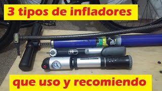 3 tipos de infladores que uso y recomiendo  Ciclismo 31 [upl. by Bartholemy487]