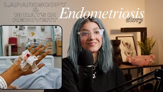 Laparoscopy for endometriosis diagnosis and 13 days in recovery 💛 Endometriosis Awareness Month 💛 [upl. by Alphonse]