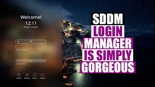 The SDDM Login Manager Has So Many Amazing Themes [upl. by Ostraw]