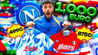 🤑 HO SPESO 1000 EURO per MAGLIE del NAPOLI 💙 [upl. by Elolcin513]