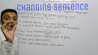 Changing Sentence  Transformation of Sentence  ClassSix Seven JSC SSC  Admission test  P12 [upl. by Ailimaj]