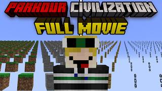 Minecraft but I survive in PARKOUR CIVILIZATION FULL MOVIE [upl. by Euhsoj]