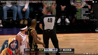 FlightReacts To Golden State Warriors vs Phoenix Suns Full Game Highlights  Nov 22 2023 [upl. by Enortna]