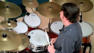 Part 6 Cont How to Play Rudiments on the Drum Set  Single Double Triple Ratamacue [upl. by Euqinoj202]