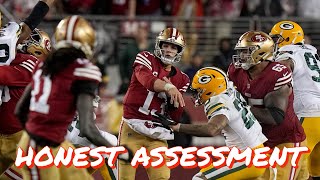 An Honest Assessment of 49ers QB Brock Purdys Performance vs the Packers [upl. by Aziul]