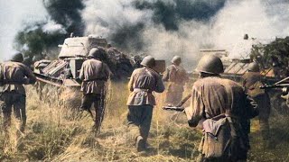 WW2 Battle Of Kursk Intense Footage [upl. by Ativel]