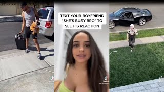 Dirty Text My Boyfriend In Public TikTok Compilation [upl. by Chico]