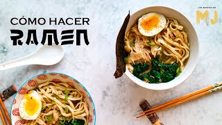 SOPA RAMEN  Con pollo y fideos caseros [upl. by Follmer965]