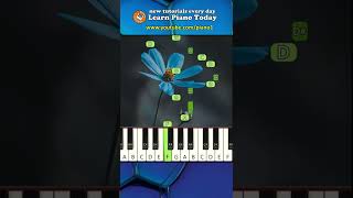 Eiffel 65  Blue Da Ba Dee » EASY Piano Tutorial [upl. by Germaine]