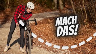 7 Tipps KURVEN mitm GRAVELBIKE  Fahrtechnik für Anfänger amp Fortgeschrittene [upl. by Negaem]