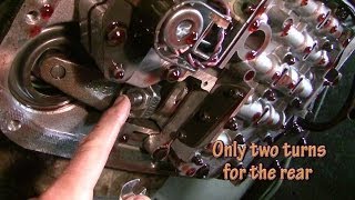 How to adjust bands and change automatic transmission fluid [upl. by Enelyar249]