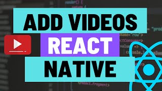 How to Add Videos to your Expo React Native Apps  Video File in Source Code and URL [upl. by Annaiek558]