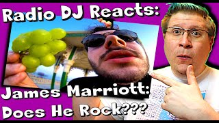 James Marriott ON THE RADIO Radio DJ Reacts James Marriott  Grapes Official Video [upl. by Nellie]