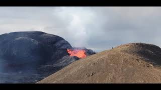 Eruptie van de Fagradalsfjall Vulkaan in IJSland [upl. by Celestina]