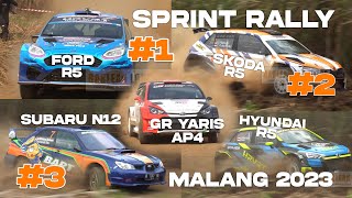 MOMENT SPRINT RALLY PUTARAN 2  20  21 MEI 2023  LAWANG MALANG  RALLY INDONESIA 4K [upl. by Suivatra546]