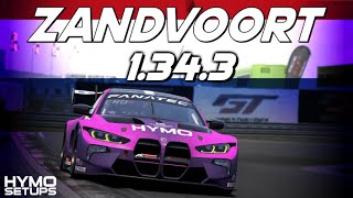 Zandvoort Hotlap  SETUP  1343  BMW M4 GT3  Assetto Corsa Competizione v194 [upl. by Nevanod330]